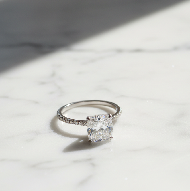 The Hidden Architecture of a Diamond Ring