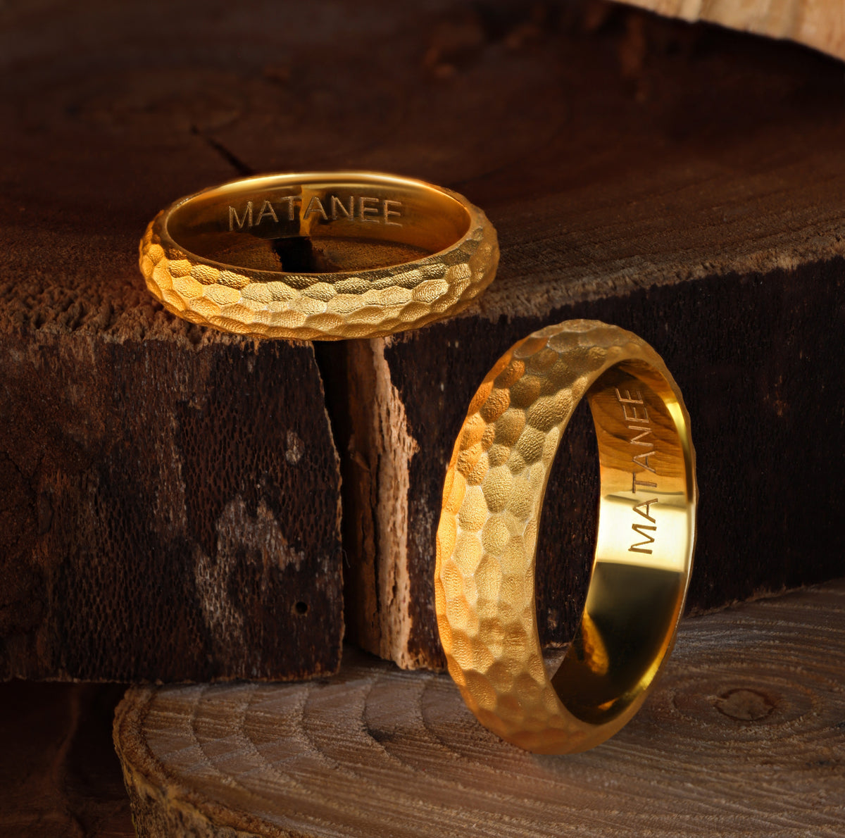 Honeycomb Wedding Band