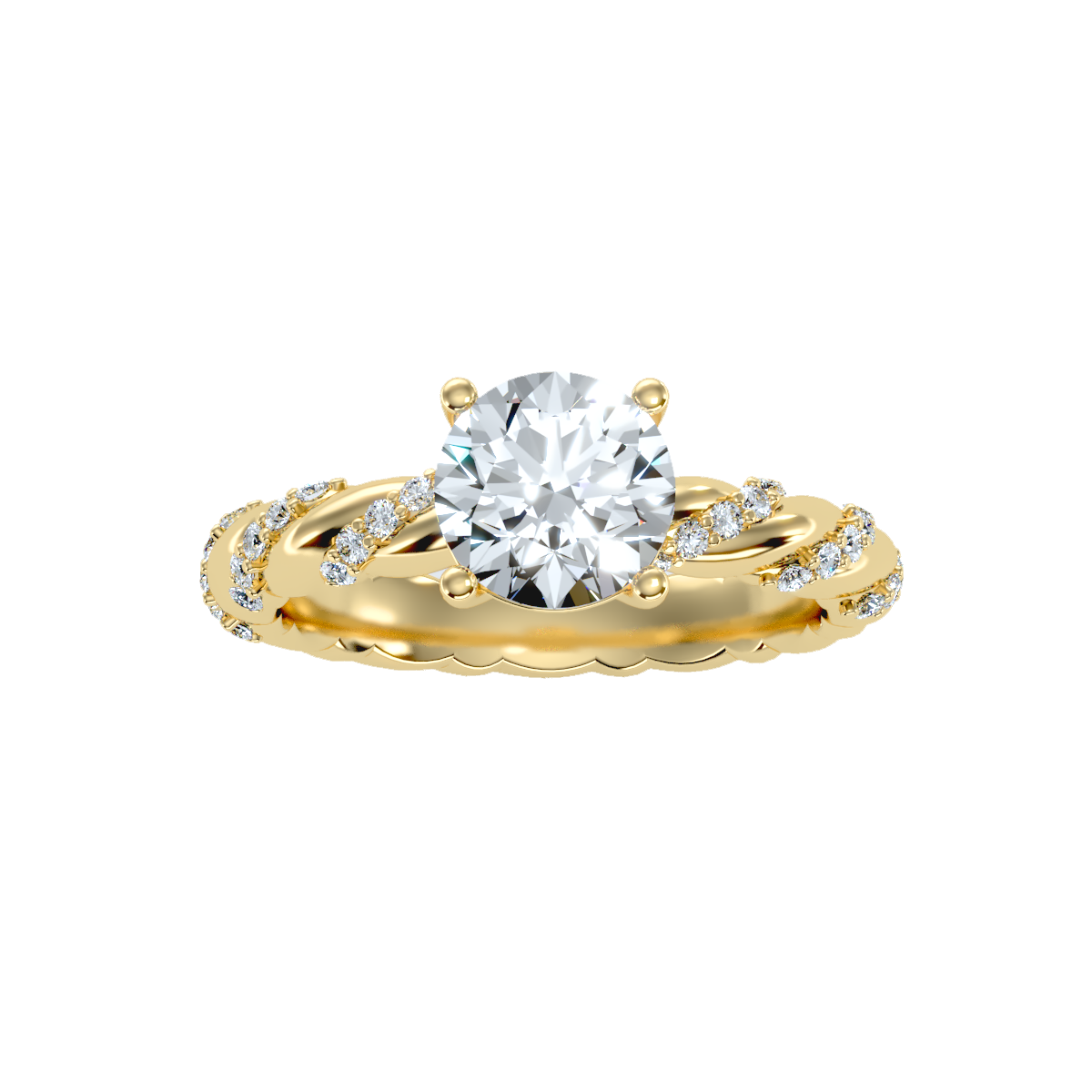 "Ethereal Embrace" Engagement Ring