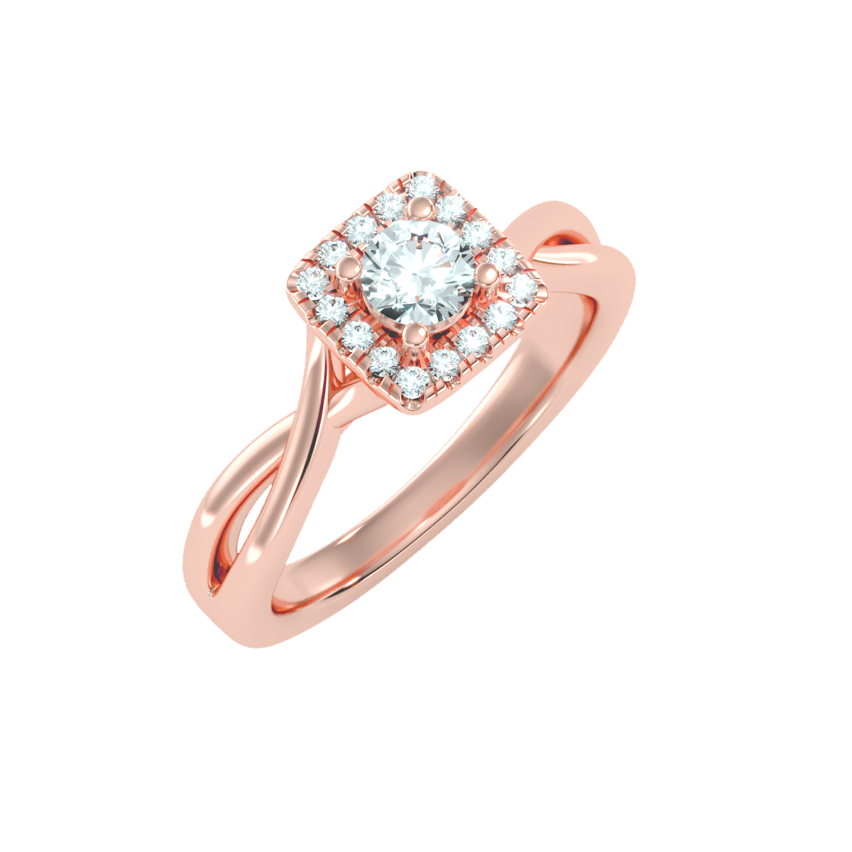 "Angelic Elegance" Engagement Ring