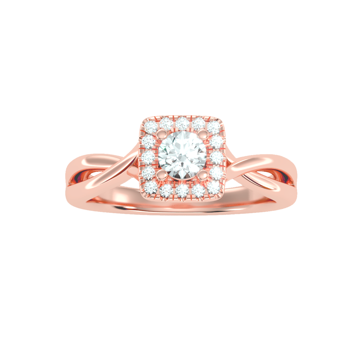 "Angelic Elegance" Engagement Ring