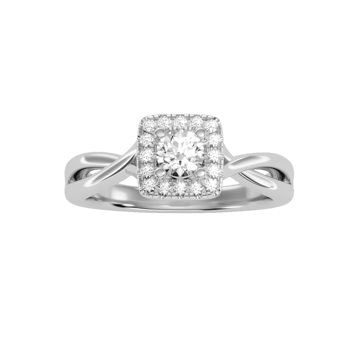 "Angelic Elegance" Engagement Ring