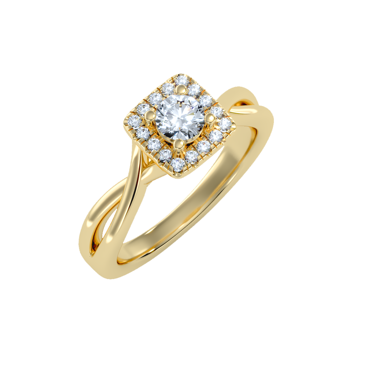 "Angelic Elegance" Engagement Ring