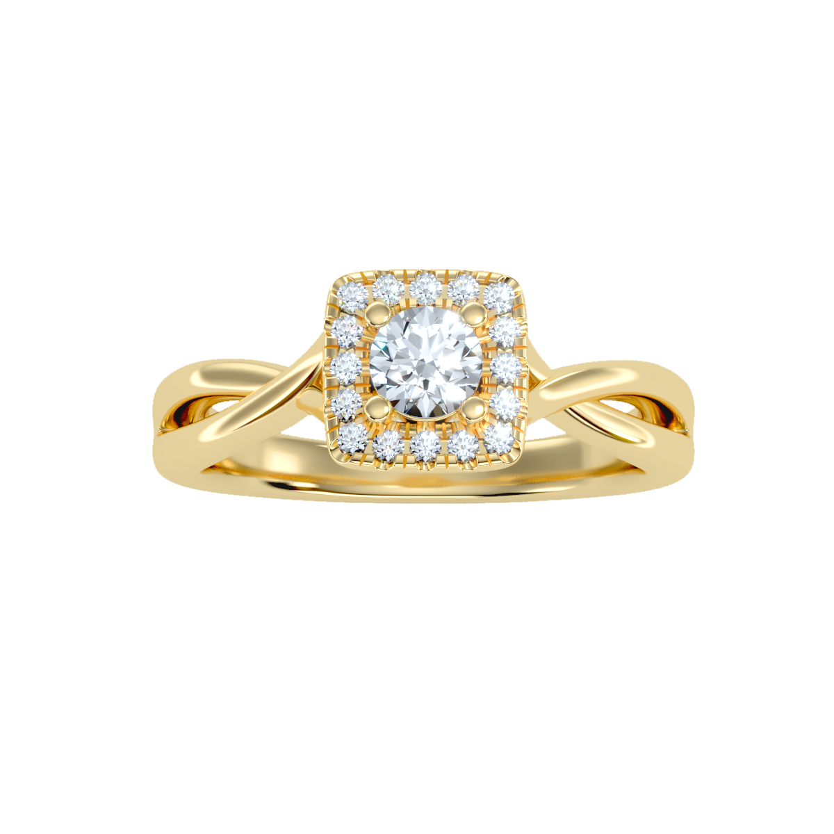 "Angelic Elegance" Engagement Ring