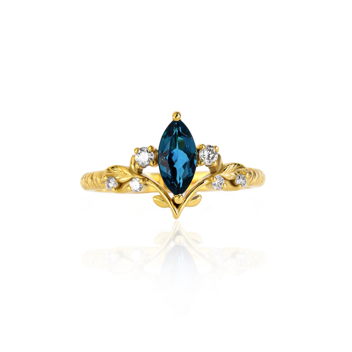 London Blue Topaz Ring