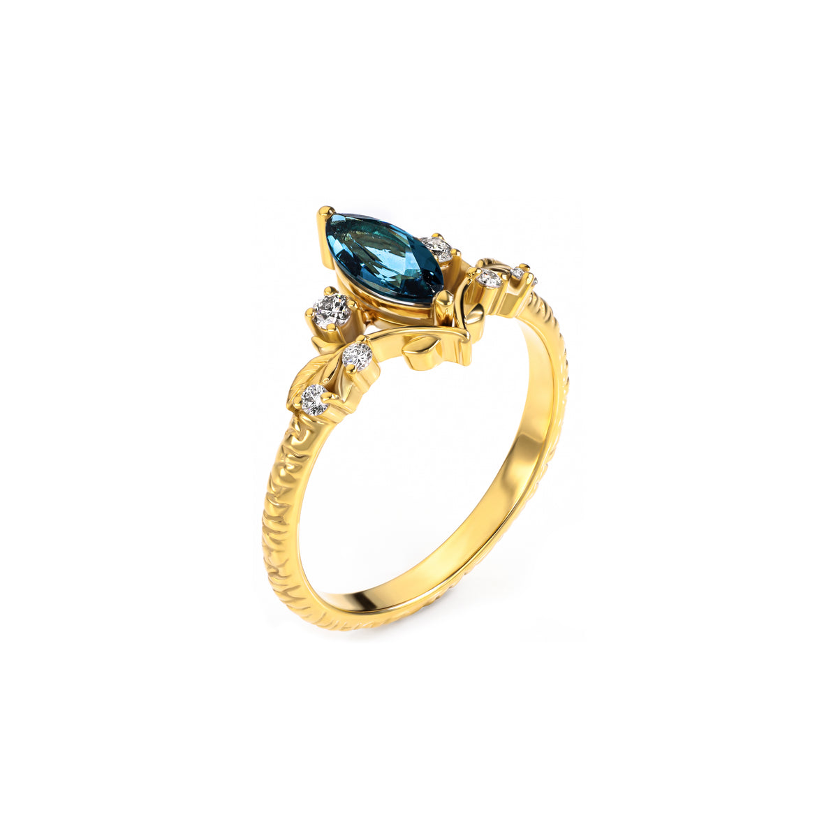 London Blue Topaz Ring