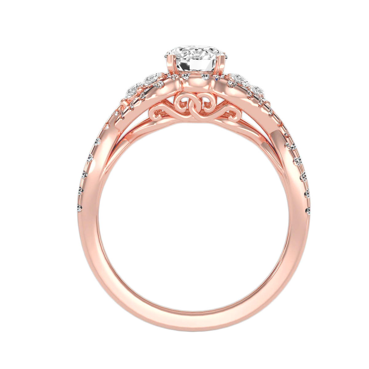 "Noble Romance" Engagement Ring