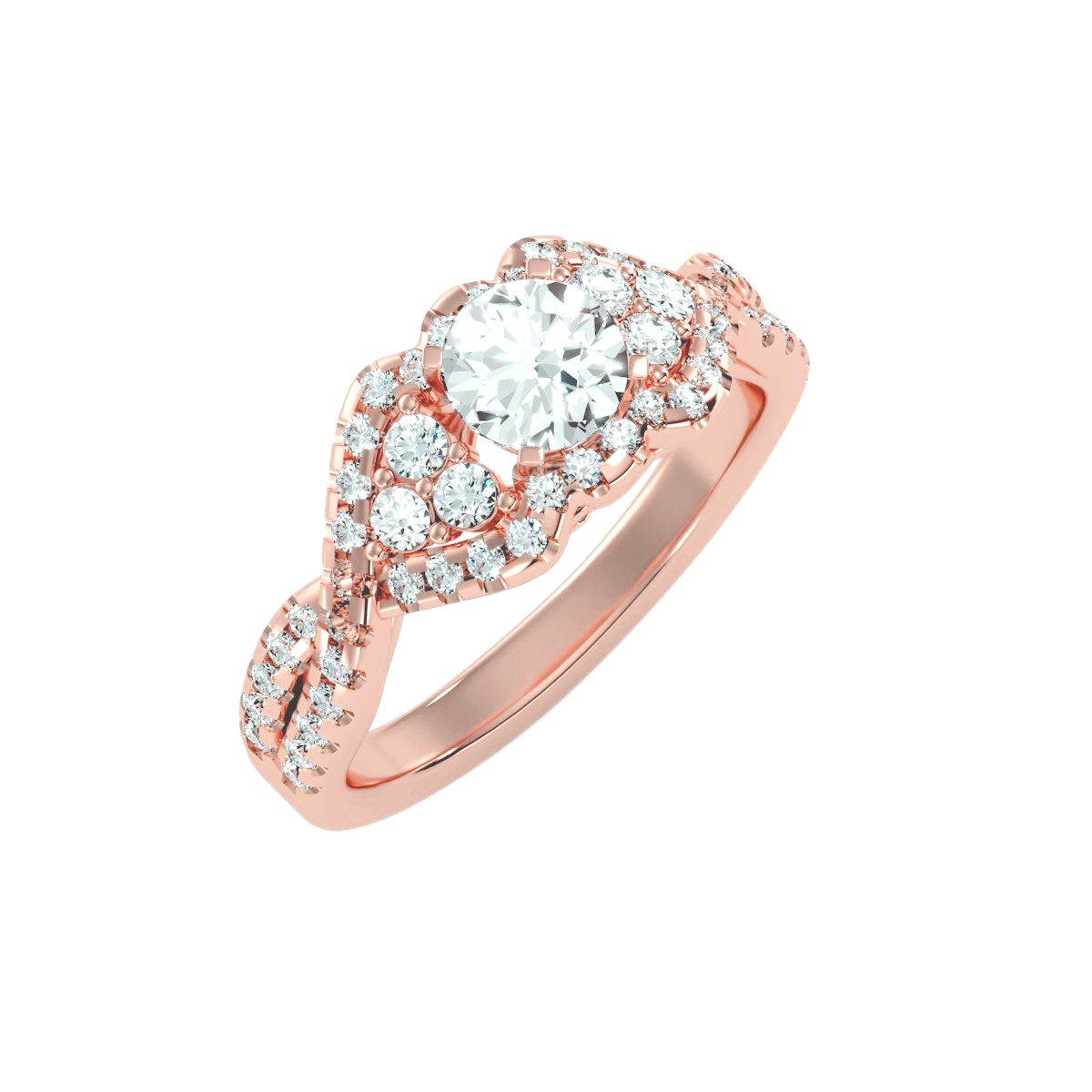 "Noble Romance" Engagement Ring