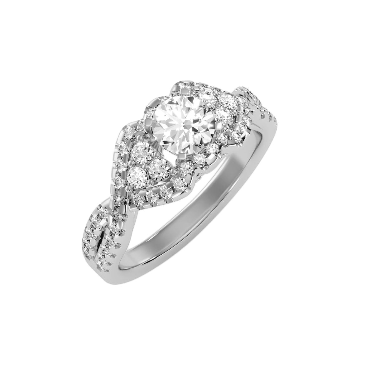 "Noble Romance" Engagement Ring