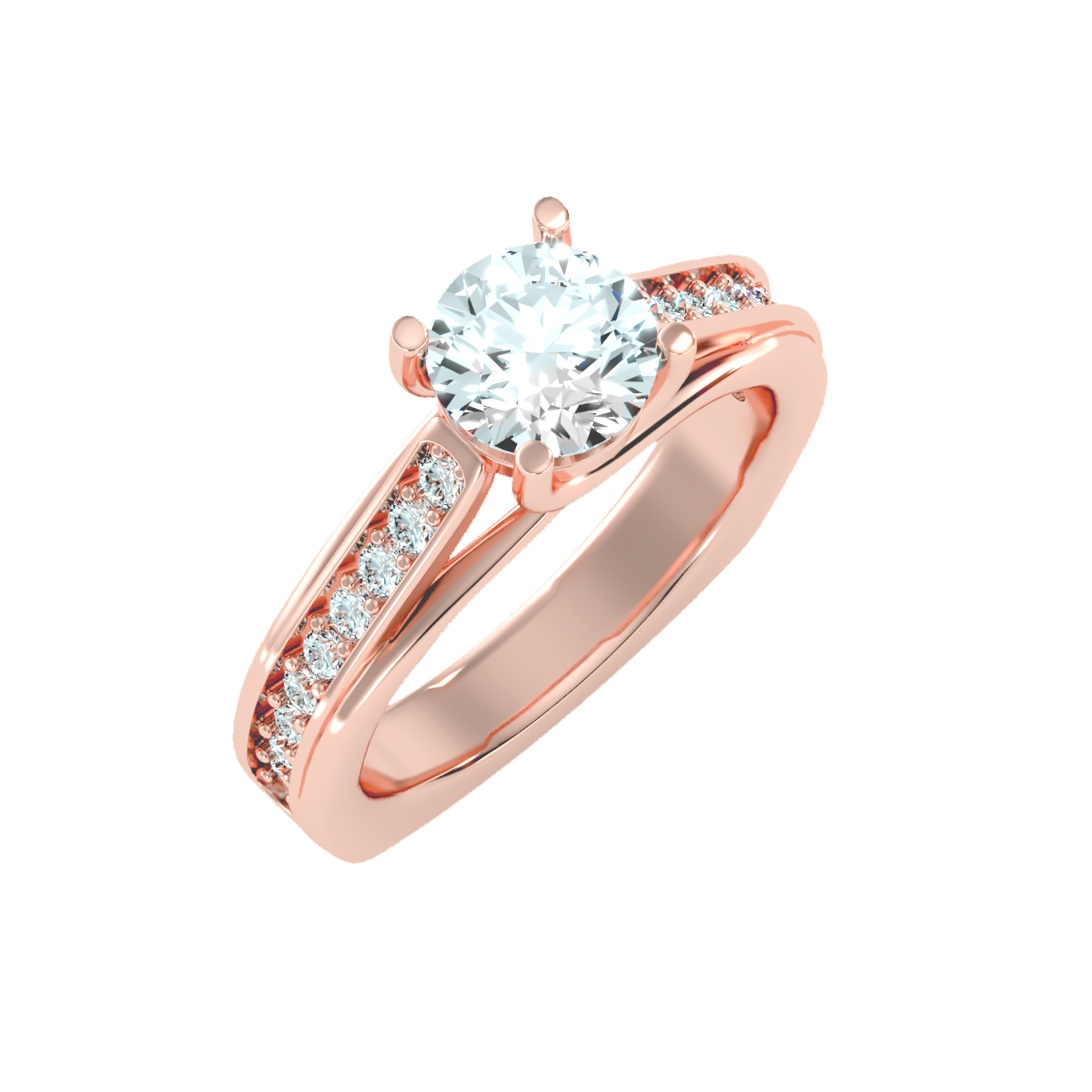 "Skybound Symphony" Engagement Ring