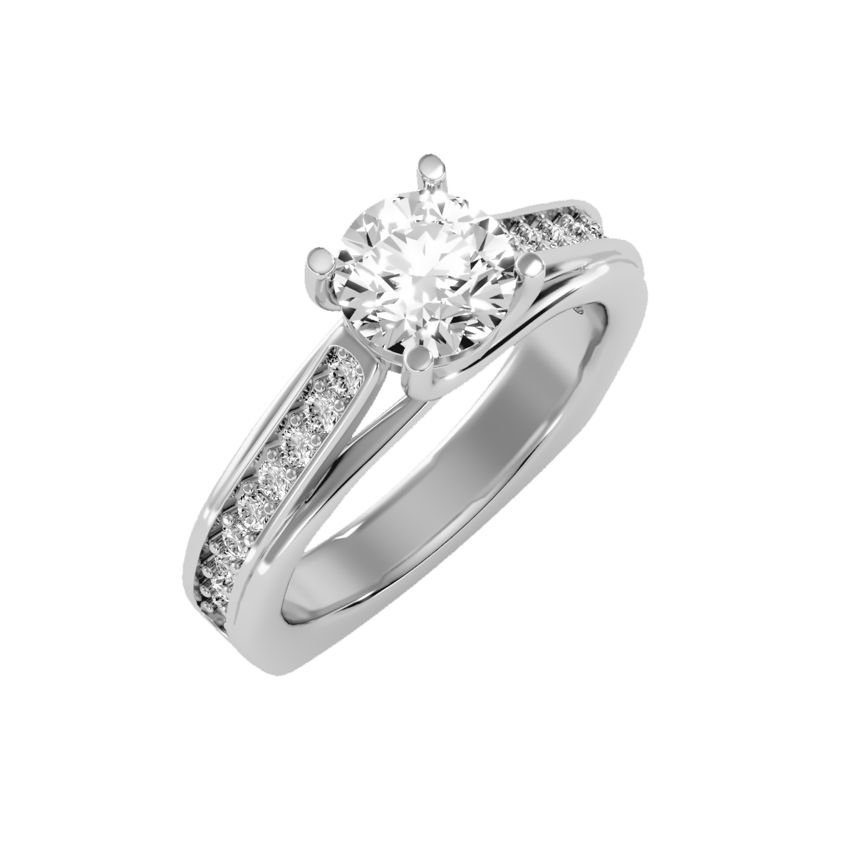 "Skybound Symphony" Engagement Ring