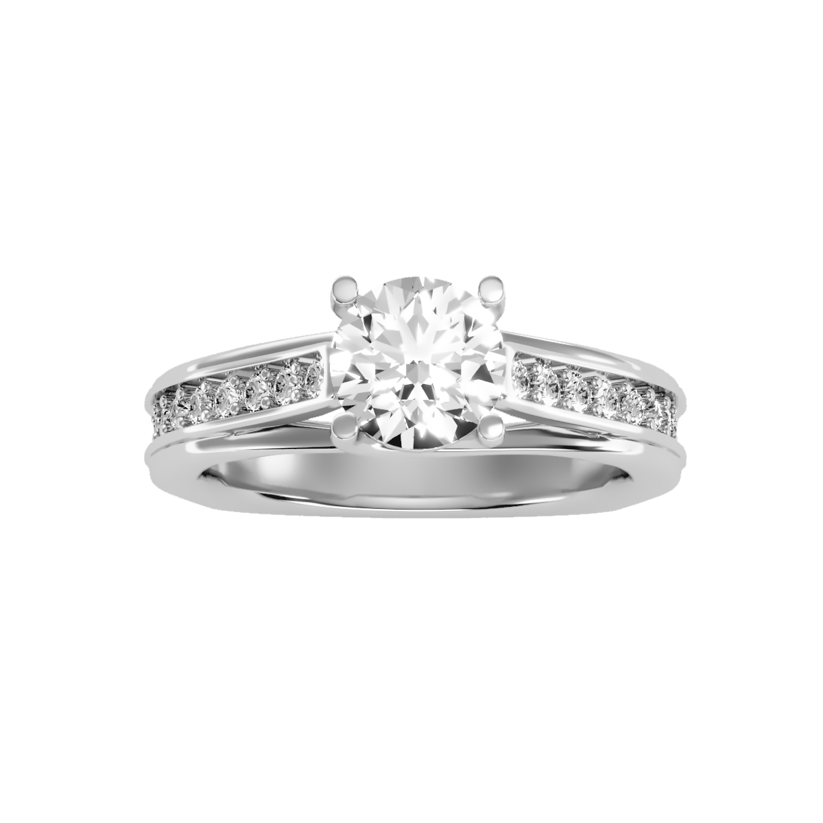 "Skybound Symphony" Engagement Ring