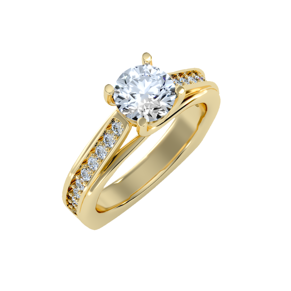 "Skybound Symphony" Engagement Ring