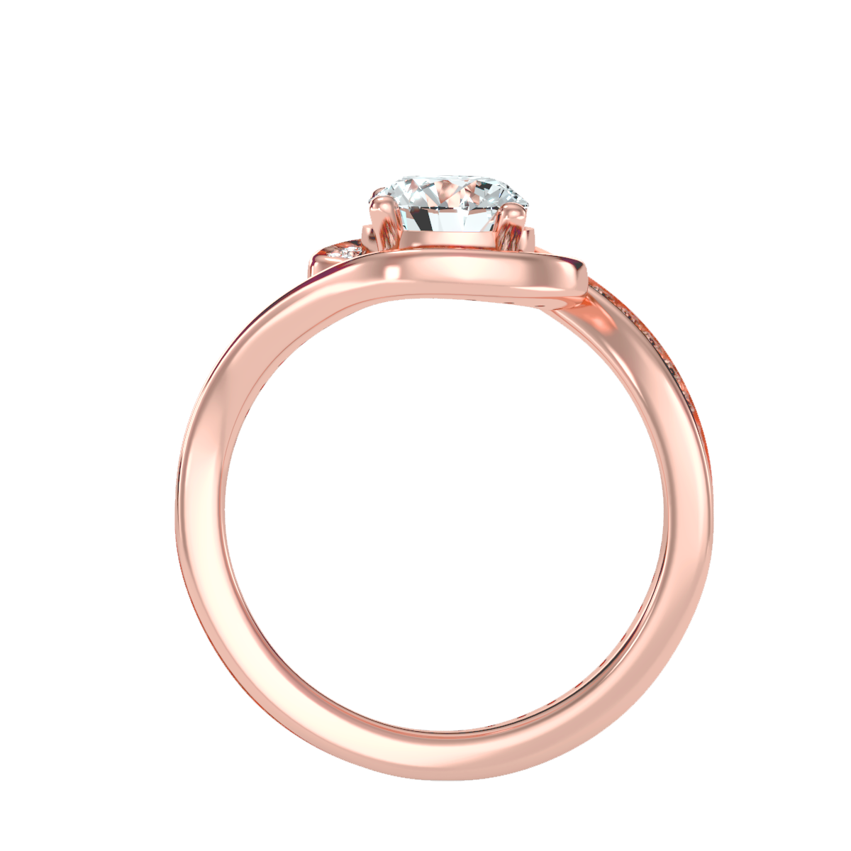 "Embrace of Love" Engagement Ring