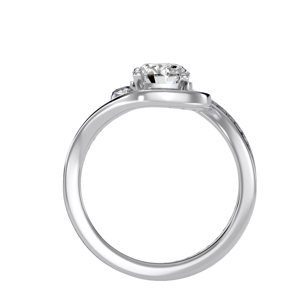 "Embrace of Love" Engagement Ring