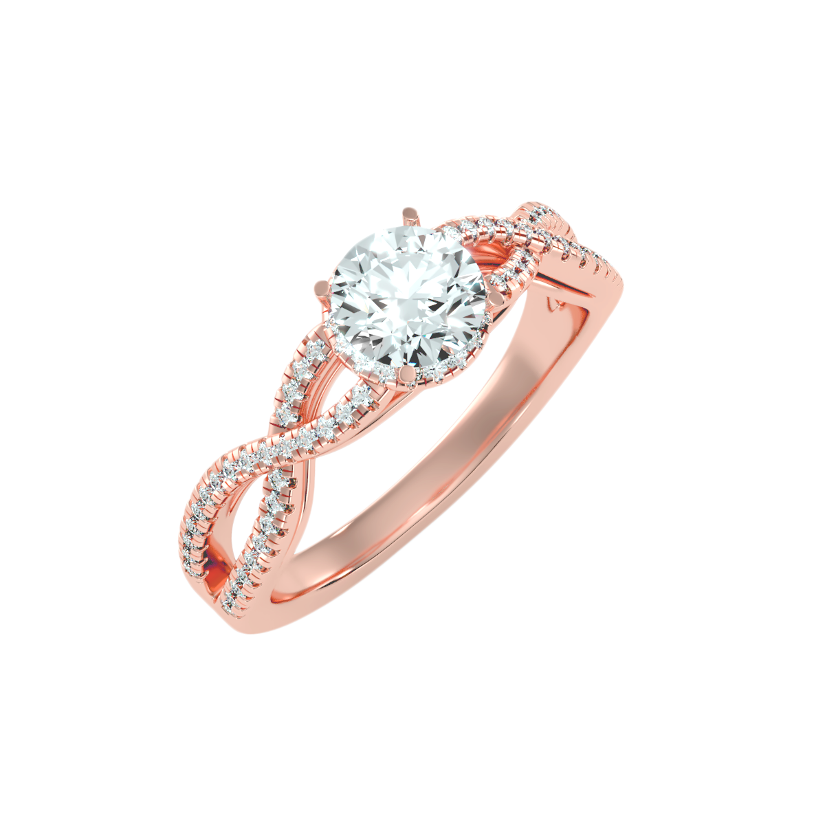 "Seraphic Solitaire" Engagement Ring