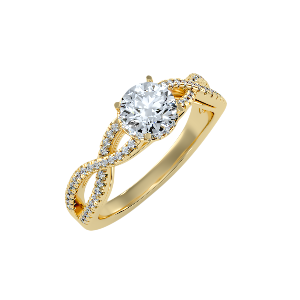 "Seraphic Solitaire" Engagement Ring