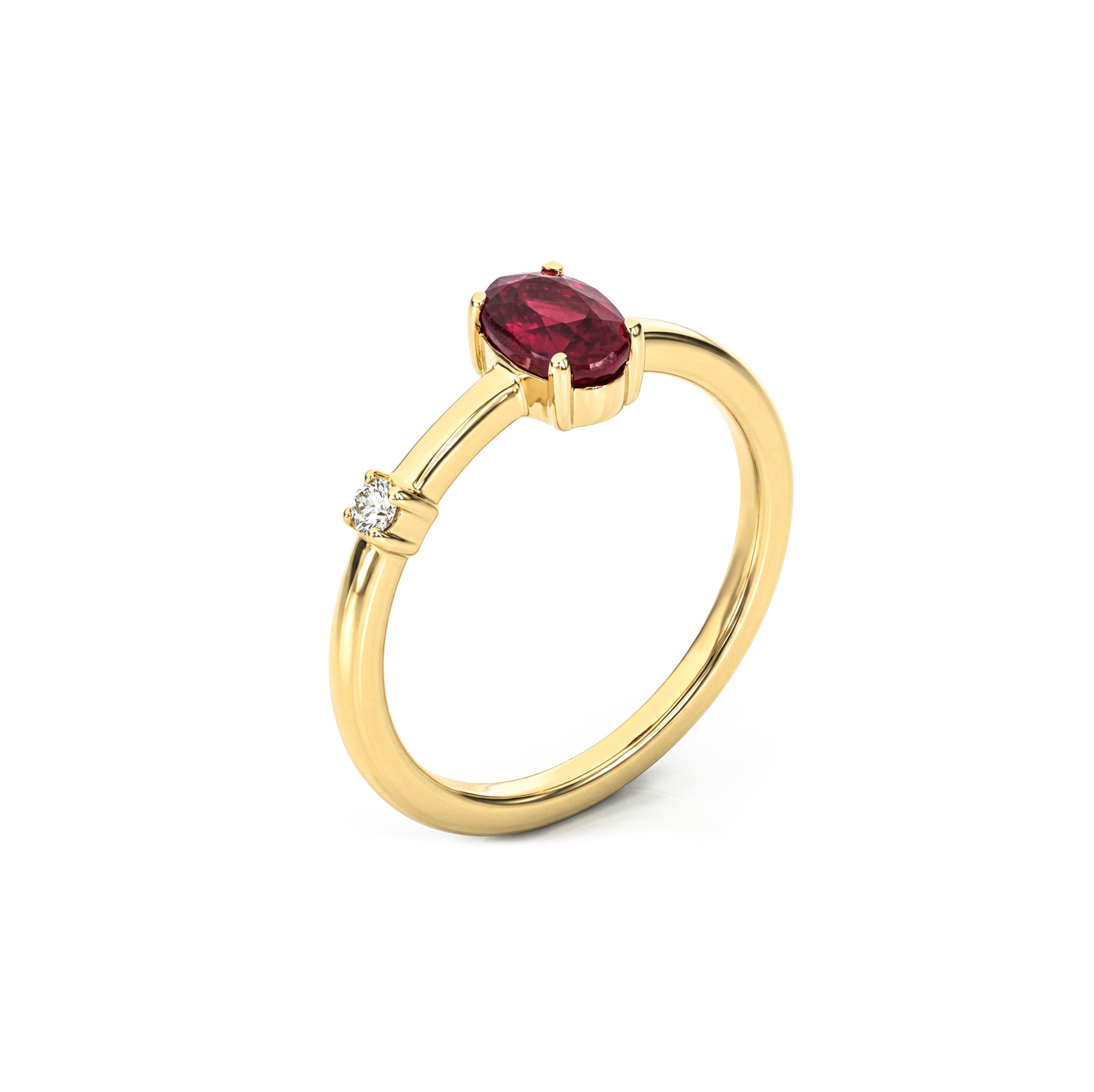 Ruby Birthstone Ring